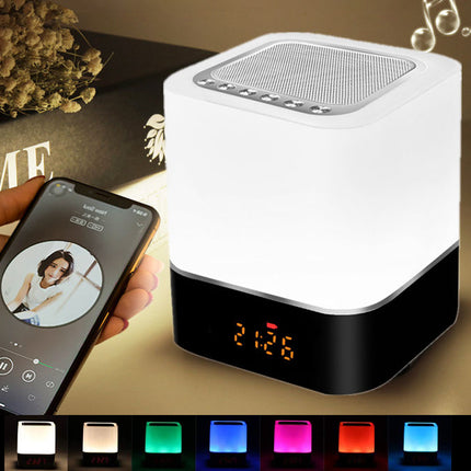 Lampada sveglia con cassa Bluetooth touch