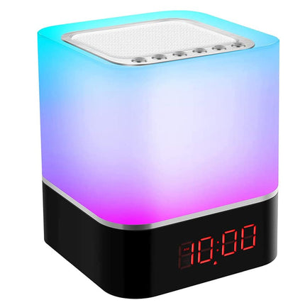 Lampada sveglia con cassa Bluetooth touch